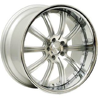 Concept One 748 RS 10 Silver Machined Wheel with Painted Finish (20x8.5"/5x114.3mm): Automotive