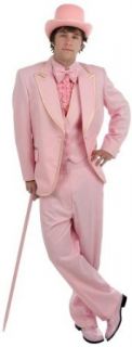 Men's Formal Pink Adult Costume Tuxedo: Clothing