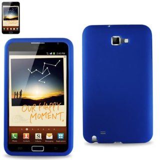 Reiko RKSLC10 SAMI9220NV Premium Durable Silicone Protective Case for Samsung Galaxy Note N7000 (I9220)   1 Pack   Retail Packaging   Navy: Cell Phones & Accessories