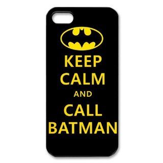 Keep Calm and Call Batman iPhone 5S/5 Hard Plastic Case Cover: Cell Phones & Accessories