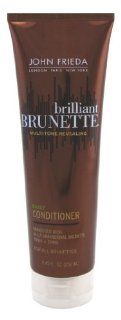 John Frieda Brilliant Brunette Shine Release Daily Conditioner for All Shades, 8.45 oz : Standard Hair Conditioners : Beauty