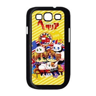 Yellow Stripes Hetalia Samsung Galaxy S3 I9300 Case Cover TPU Axis Powers English America Buses: Cell Phones & Accessories