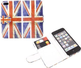iTALKonline RUSTY OLD UNION JACK Executive Book Wallet Case Cover with Credit Card Holder Skin For Apple iPhone 5 (2012) iPhone 5S (2013): Cell Phones & Accessories