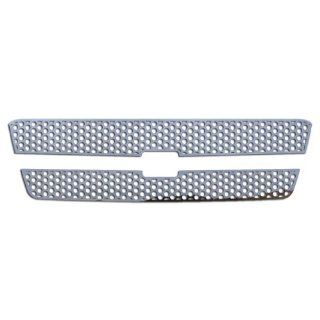 Ferreus Industries   2002 2006 Chevy Avalanche Circle Punch Polished Stainless Grille Insert Works Only on Trucks Without Body Cladding   TRK 102 03 01 Automotive