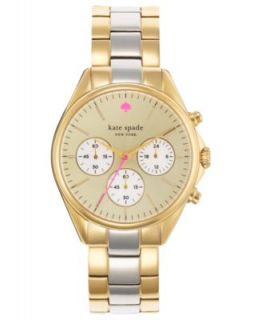 kate spade new york Watch, Womens Chronograph Brooklyn Gold Tone Stainless Steel Bracelet 38mm 1YRU0100   Watches   Jewelry & Watches