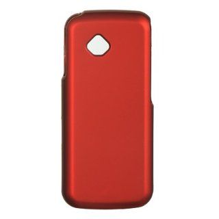 Red Rubberized Protector Case for LG LG101 / LG102 / VM 101: Cell Phones & Accessories