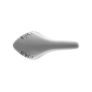 Fizik Arione CX Braided Wing Flex Road Bicycle Saddle (White with Fading Grey Wings) : Bike Saddles And Seats : Sports & Outdoors