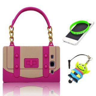 I Need 3D Cute Hot Pink Handbag Soft Silicone Case Cover Compatiable for Samsung Galaxy S3 Siii i9300: Cell Phones & Accessories