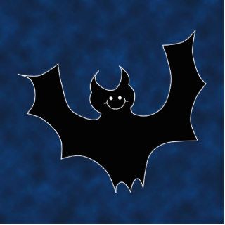 Black Bat Cartoon Cut Outs