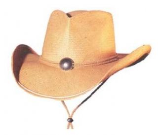 Shady Brady Hat 5PW32: Softy Toyo Julia Roberts Cowboy Hat   Natural, Cord & Concho Band, XL: Clothing