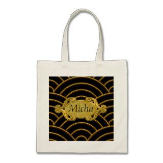 Metallic Golden Arches Monogram Canvas Bags