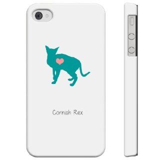 SudysAccessories Cornish Rex Cat iPhone 4 Case iPhone 4S Case   SoftShell Full Plastic Direct Printed Graphic Case: Cell Phones & Accessories
