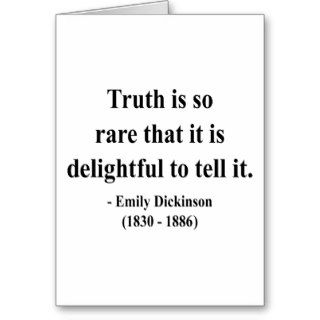 Emily Dickinson Quote 7a Greeting Card