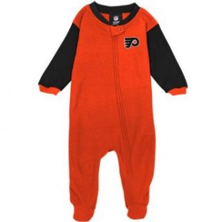 Philadelphia Flyers Blanket Sleeper Pajamas 3 6 Months Infant Baby  Infant And Toddler Sports Fan Apparel  Clothing