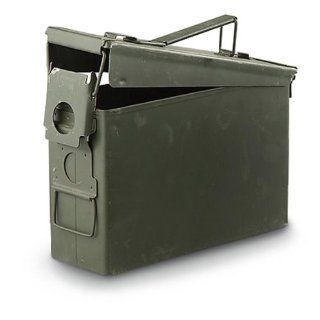 Military Outdoor Clothing 30 Caliber M19A1 Ammo Box : Gun Ammunition And Magazine Pouches : Sports & Outdoors