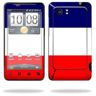 Protective Vinyl Skin Decal Cover for HTC Vivid 4G PH39100 B AT&T Cell Phone Sticker Skins France Flag: Cell Phones & Accessories