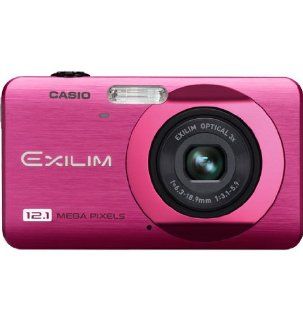 Casio Exilim EX Z90 12.1MP Digital Camera with 3x Optical Zoom and 2.7 inch TFT LCD (Pink) : Point And Shoot Digital Cameras : Camera & Photo