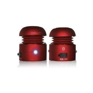 Chill Pill Bluetooth Mobile Speaker   Red (1/CHI11851): Computers & Accessories