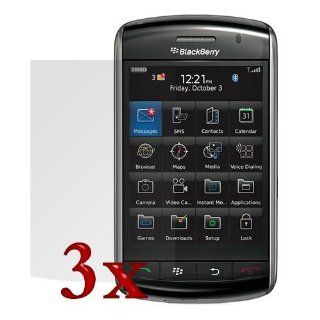 GTMax Durable Clear LCD Screen Protector   3 Packs for Verizon RIM Blackberry 9550 Strom 2 Cell Phone: Cell Phones & Accessories