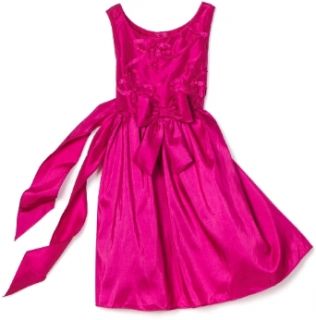 Sweet Heart Rose Girls 2 6X Soutache Bodice Taffeta Dress, Fuchsia, 2: Clothing