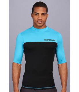 Quiksilver Chop Block S/S Surf Shirt Mens Swimwear (Blue)