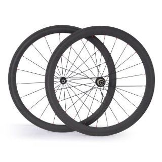 Baixiang 700c 44mm Front 50mm Rear Carbon Clincher Wheelset Road Bike Light Wheels for Shimano : Sports & Outdoors