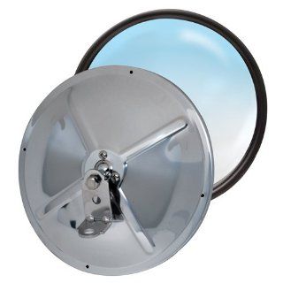 RoadPro RP 19S 8.5" Stainless Steel Adjustable Convex Mirror   Center Stud: Automotive