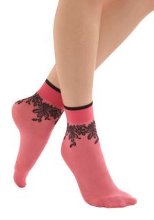 Pinky Toes Socks  Mod Retro Vintage Socks