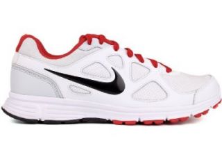 Nike Men's Revolution Running Shoes (488183 102), White/Red Size 9.5: Shoes