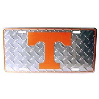 NCAA Tennessee Volunteers Diamond Plate Car Tag : Tennessee Volunteers License Plate : Sports & Outdoors