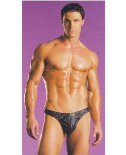 Excite Classic Collection Men's Hologram Thong Hologram/Black O/S   Clothingaccessories