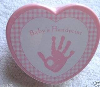 BABY'S FIRST HANDPRINT KIT BY STEPPING STONES PINK FOR GIRL  Baby Hand And Footprint Makers  Baby
