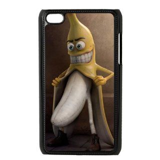 Funny Banana Bullying Hot Hard Plastic Back Cover Case for ipod touch 4 at Surprise you Store: Cell Phones & Accessories