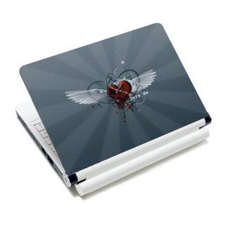 Cure Me Wing Heart Laptop Notebook Protective Skin Cover Sticker Decal Protector   12.1 13.3 14 15.6 16 17 Inch For Acer Apple Asus Dell Fujitsu HP Lenovo Panasonic Samsung Sony Toshiba Gateway  Non Decorative Stickers 