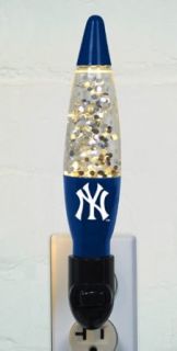 Pack of 3 MLB New York Yankees Baseball Lava Lamp Night Lights    