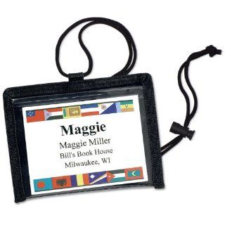 PET Duet Pocket Name Tag Pouch, Necklace (Item # CPOPEN): Office Products