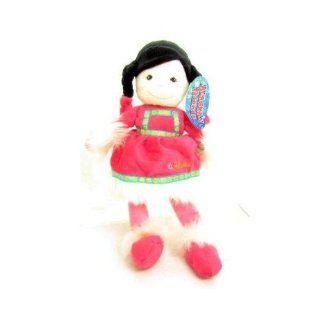 Alaska Eskimo Beanbag Plush Spring Pink GIRL Doll 13": Toys & Games