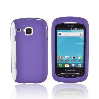 Purple Samsung DoubleTime Rubberized Matte Hard Plastic Case Cover [Anti Slip]; Perfect Fit as Best Coolest Design Cases for DoubleTime /Samsung Compatible with Verizon, AT&T, Sprint,T Mobile and Unlocked Phones: Cell Phones & Accessories