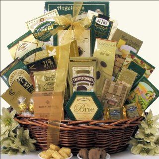 Best Wishes for the New Year: Gourmet New Year's Gift Basket to Celebrate 2010 : Gourmet Chocolate Gifts : Grocery & Gourmet Food