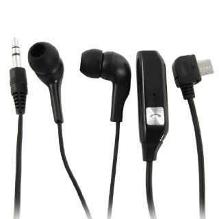 Black 3.5mm in Ear Headphone w Mic Earphone Adapter for Nokia 8600: Cell Phones & Accessories