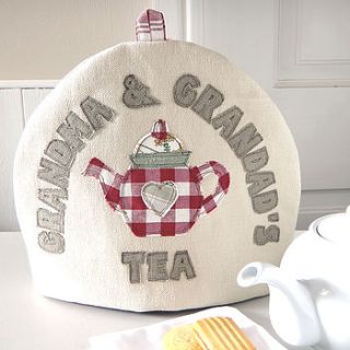 personalised tea cosy by milly and pip