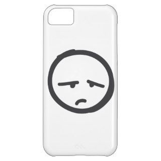 Sad Expression Emoticon iPhone 5C Cover