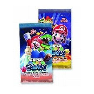 24 Super Mario Galaxy Trading Card Booster Pack Packs: Toys & Games