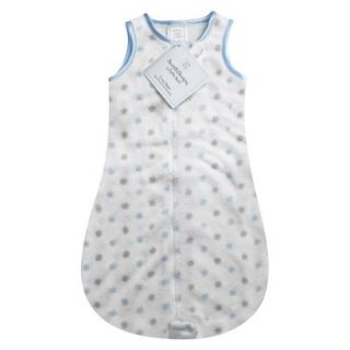 SwaddleDesign Fuzzy zzZip Me Sack   Pastel Dots