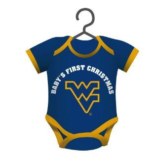 Baby Shirt Ornament, West Virginia University  Sports Fan Hanging Ornaments  Sports & Outdoors