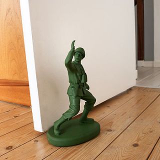 soldier bookend or doorstop by suck uk