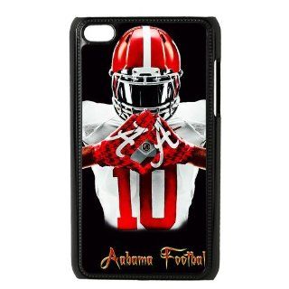 Custom Sports Design 1 NCAA Alabama Football Black Printed Hard Case Cover for Apple ipod 4: Cell Phones & Accessories