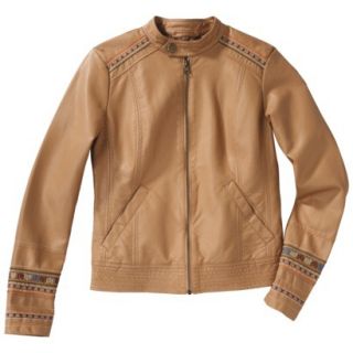 Mossimo Supply Co. Juniors Faux Leather Bomber