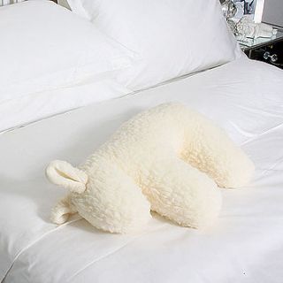 sleepy sheepy merino wool neck pillows by the gorgeous company