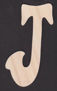 Western Letter Number   6 Inch Wood Letter J : Yard Signs : Patio, Lawn & Garden